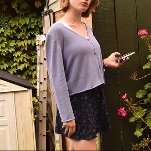 Lightweight Lilac Purple Cardigan